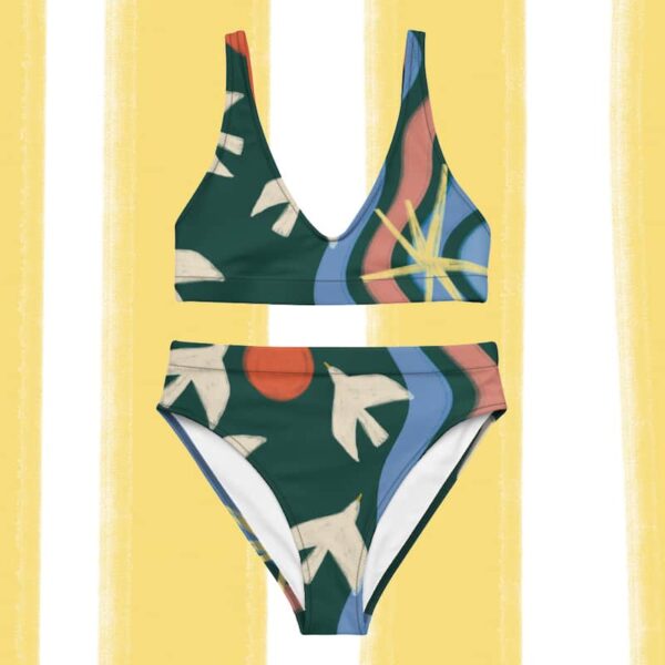 Maillot de bain deux pièces "Les mouettes"