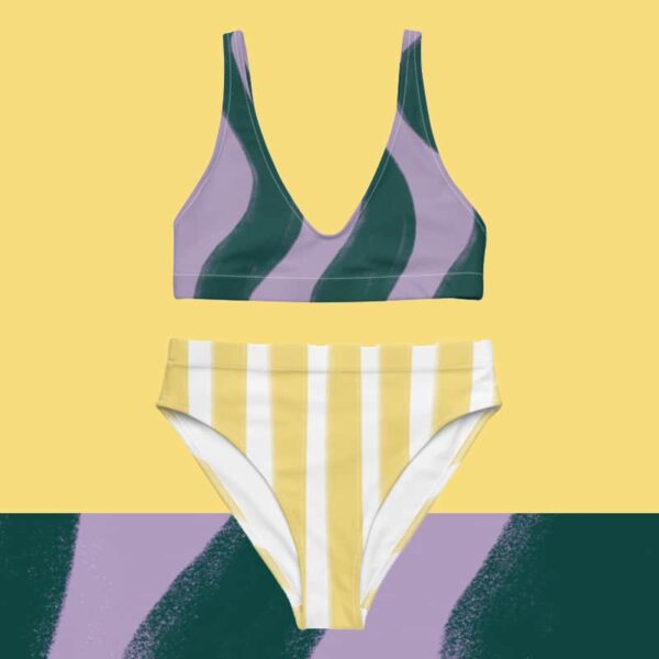 Maillot de bain deux pièces "Jaune S"