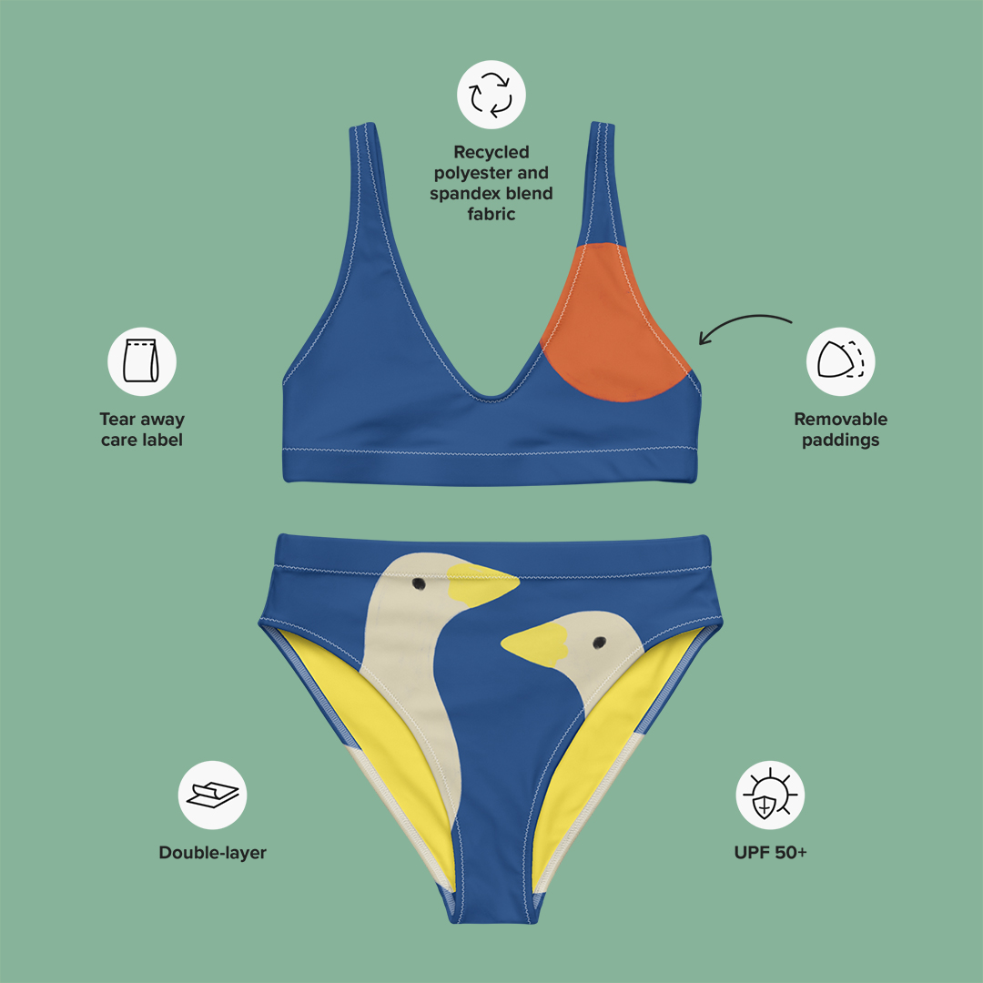 Maillot de bain deux pièces "Le jeu de l'oie" – Image 3