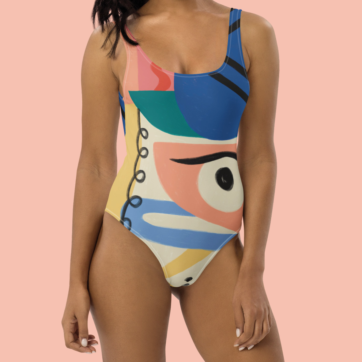 Maillot de bain une pièce "le bon oeil" – Image 5