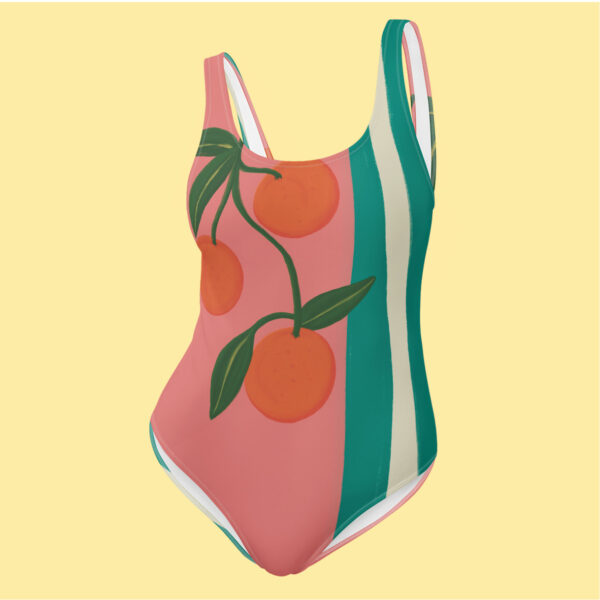 Maillot de bain une pièce "Les oranges rayées"