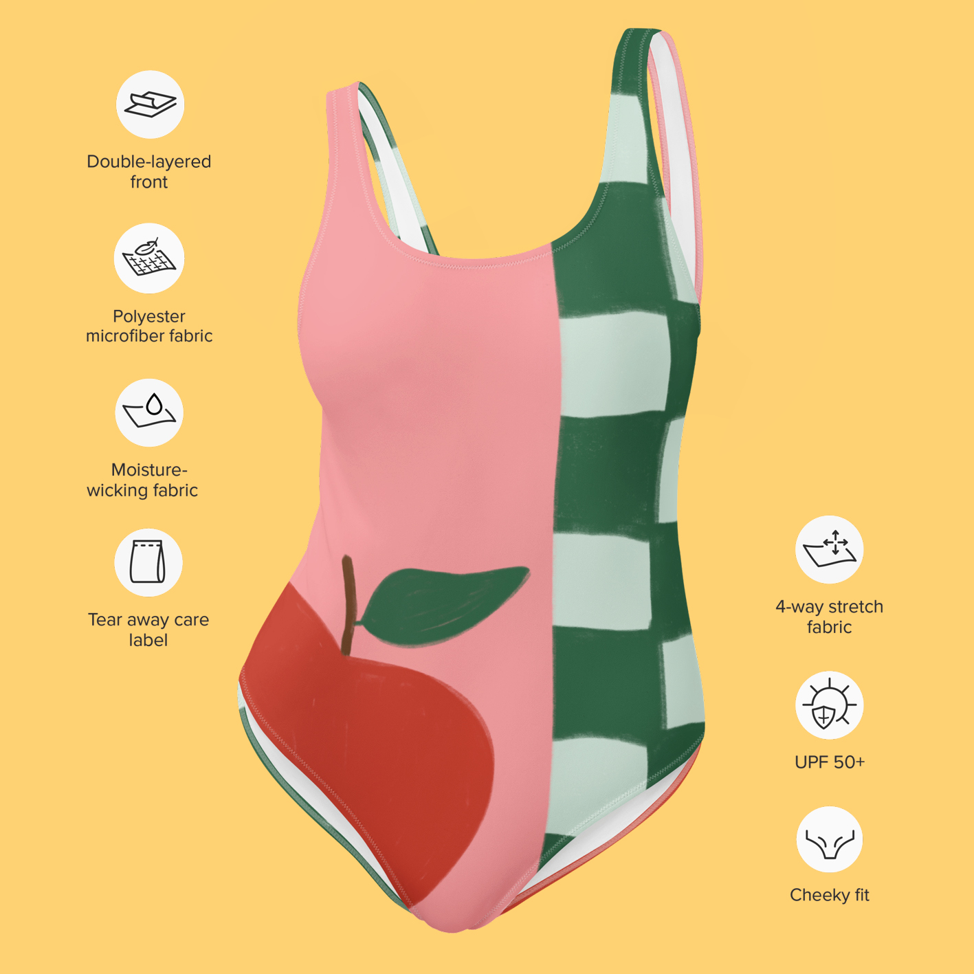 Maillot de bain une pièce "La Pomme" – Image 5