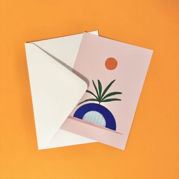 Carte A6 - Palmier