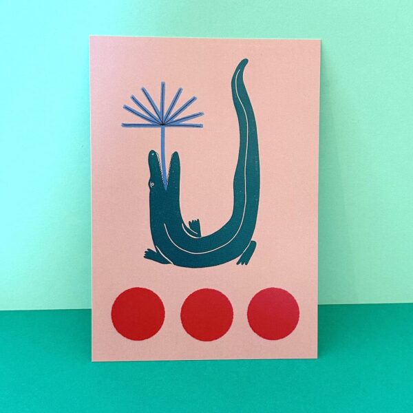 Carte A6 - le Croco
