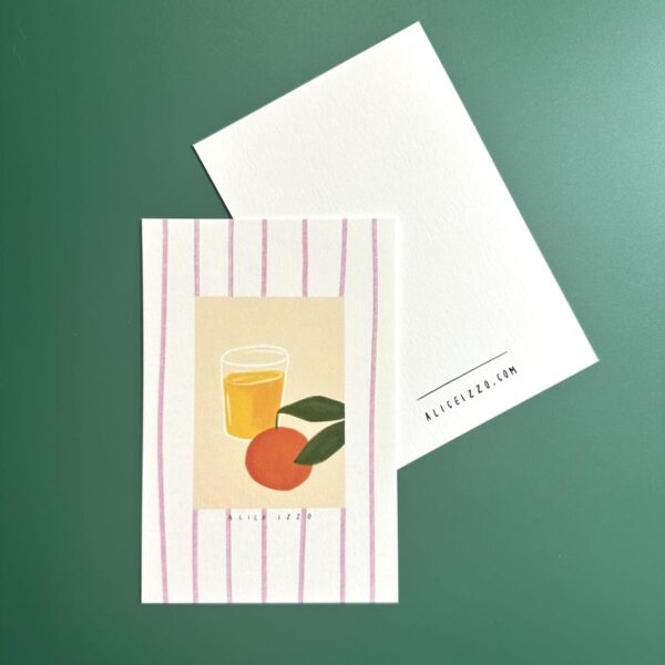 Carte A6 - Jugo de naranja