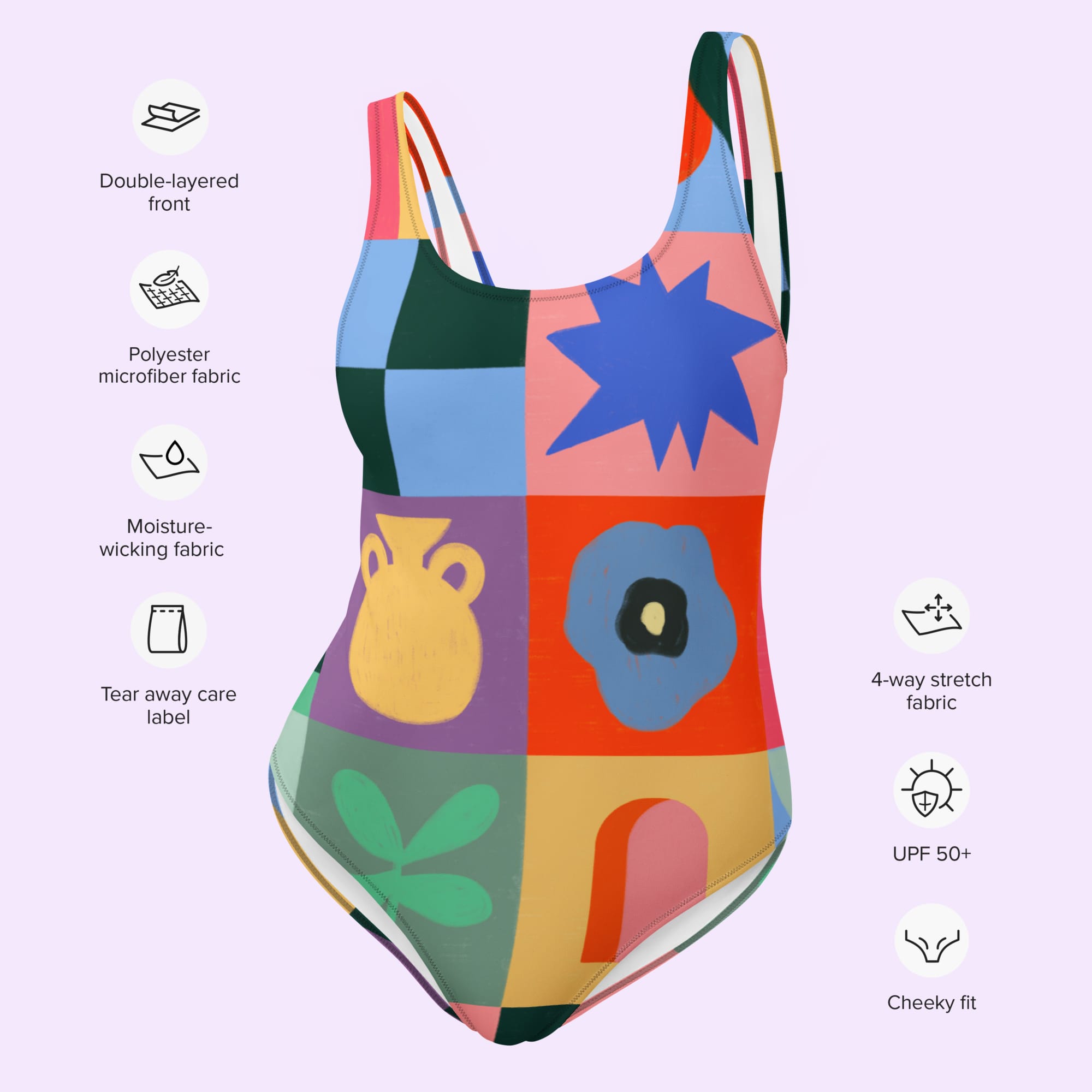 Maillot de bain une pièce Tomettes – Image 6