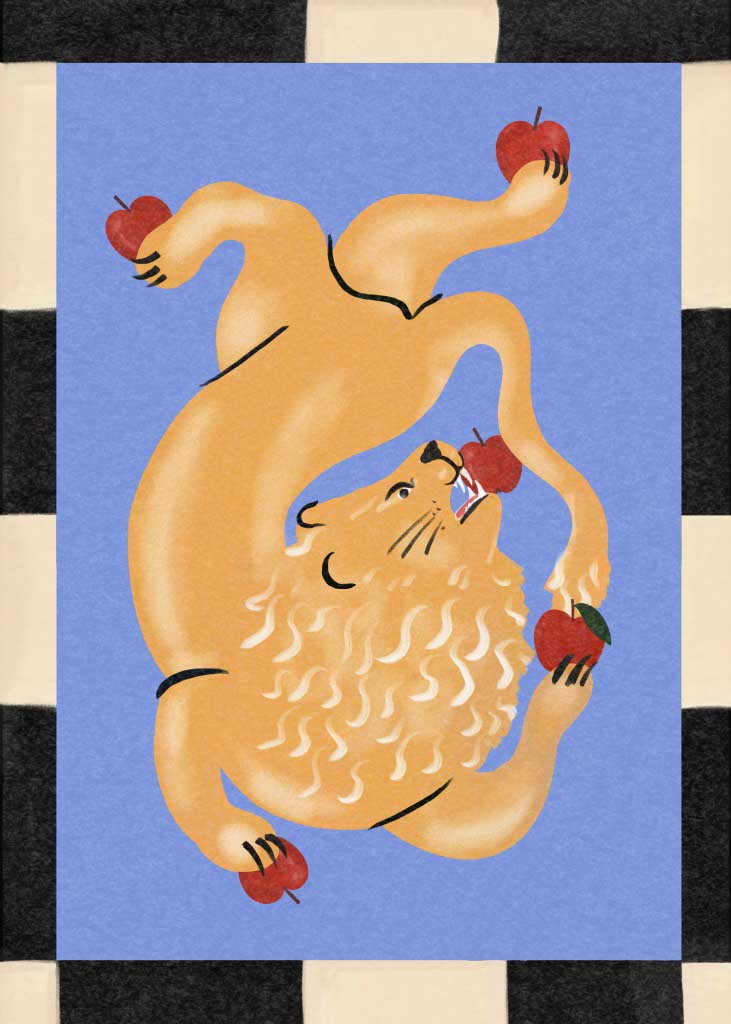 le lion jongleur